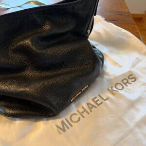 Michael Kors Black Glove Leather Bag